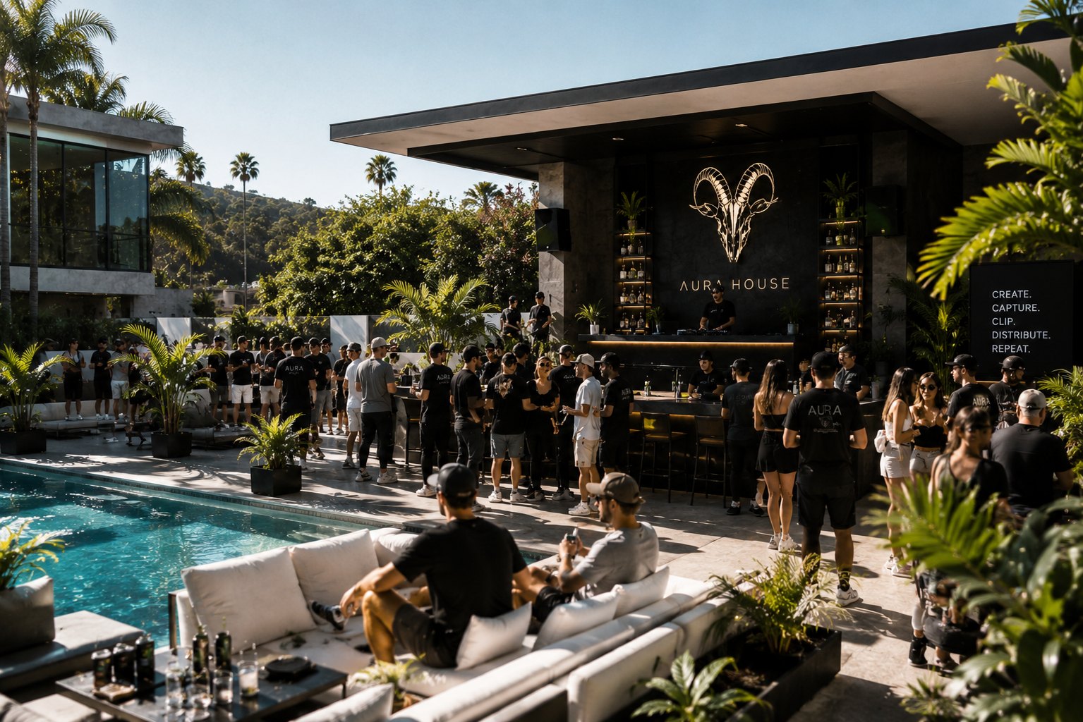 Aura House &mdash; pool, bar and the social side